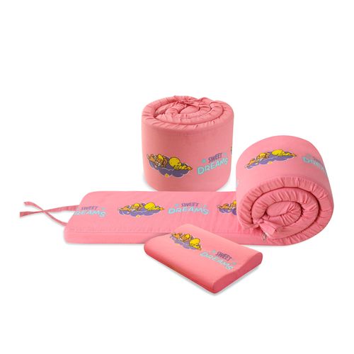 Protector Cuna Looney Baby + Almohada