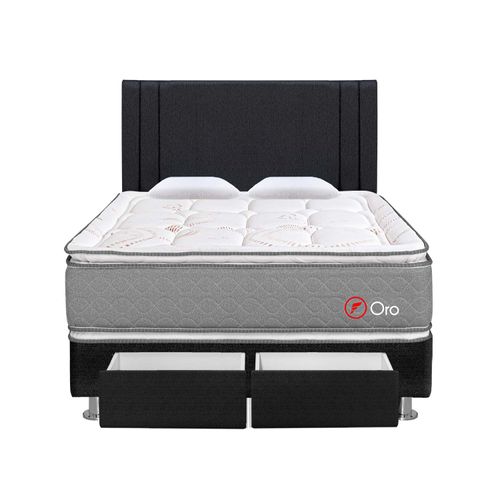 Dormitorio 2 Cajones Oro 2 Plz