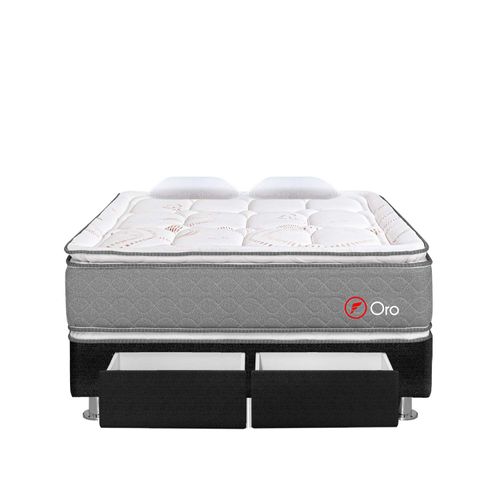 Cama 2 Cajones Oro 2 Plz