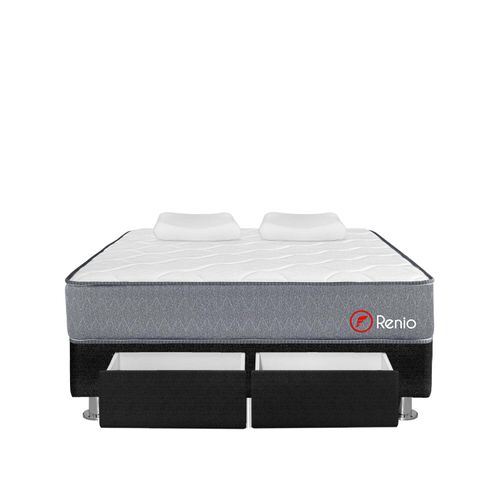 CAMA  RENIO C/ 2  CAJONES  2 PLZ