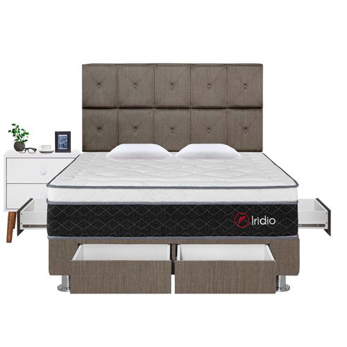 Dormitorio 4 Cajones Iridio Queen  - Principal