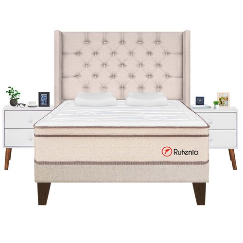 Dormitorio EURO Rutenio Deluxe 2 Plz + 02 Veladores