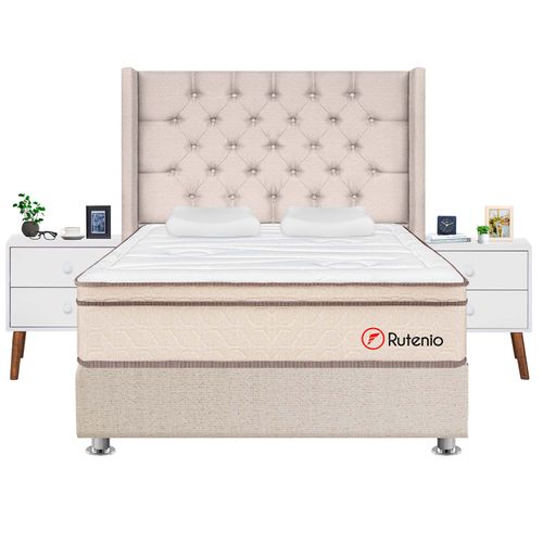 Dormitorio Rutenio Deluxe 2 Plz + 02 Veladores