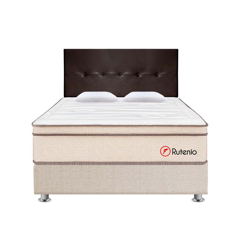 Cama-Rutenio-Marron-KING-frontal