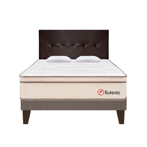Cama Europea Rutenio Marrón