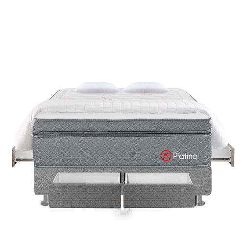 Cama Platino 4 Cajones + Edredón Nórdico - Principal