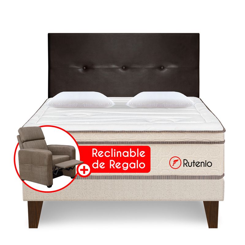 Dormitorio-Rutenio-beige-2-plz---Reclinable-frontal
