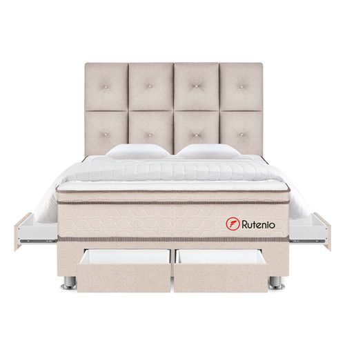 Dormitorio Kimiko Rutenio 4 Cajones 2 PlZ
