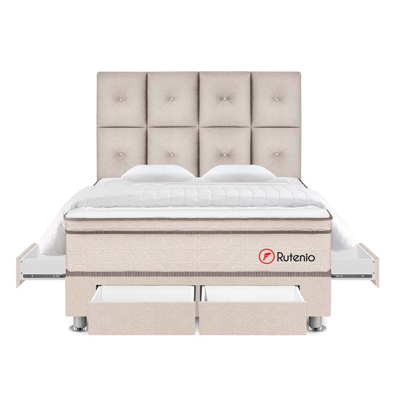 RUTENIIO-4-CAJONES-2-PZL-BEIGE-KIMIKO----EDREDON-FRONTAL