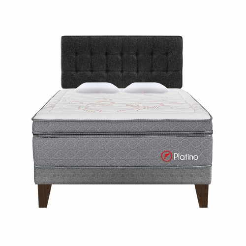 Dormitorio Europeo Platino + Cabecera
