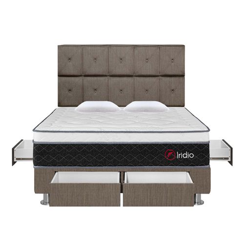 Dormitorio Iridio 4 Cajones 2 Plz