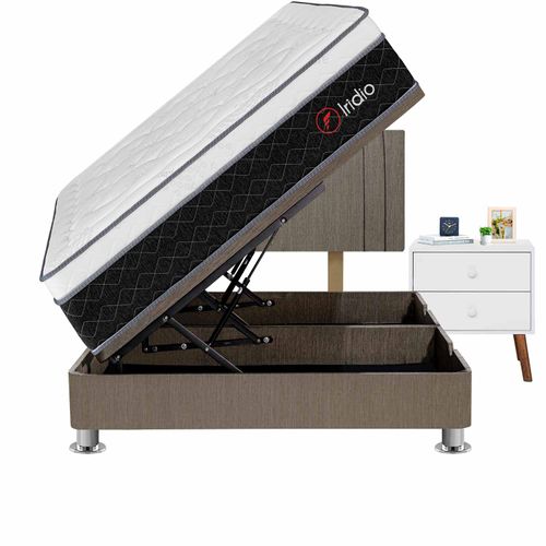 Dormitorio Pistones Iridio + Velador