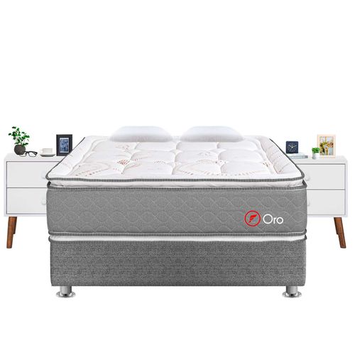 Cama Oro Queen + 02 Veladores