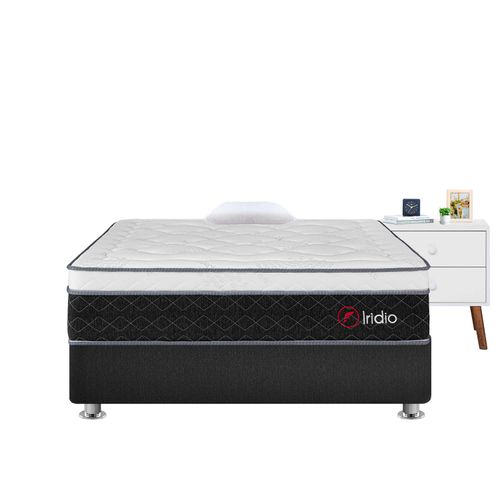 Cama Iridio 1.5 Plz + 01 Velador- Principal