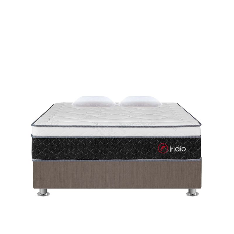 CAMA-IRIDIO-MARRON-2PLZ-FRONTAL