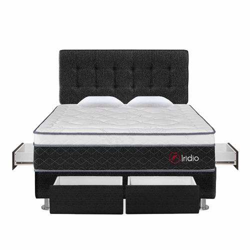 Dormitorio Iridio Gris 4 Cajones 2 Plz - Principal