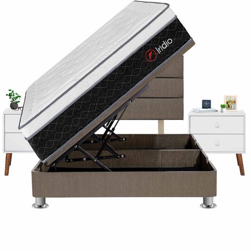 Dormitorio Pistones Iridio + 02 Veladores