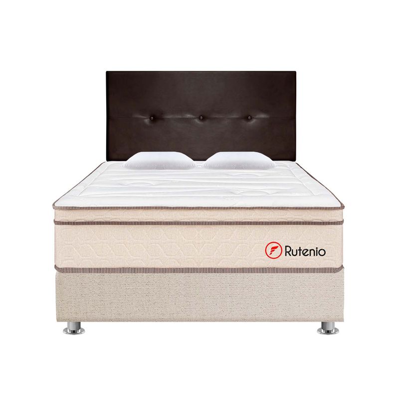 Cama-Rutenio-Marron-2-Plazas-frontal