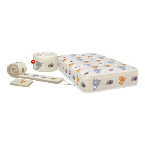 Pack Colchón Cuna Tom y Jerry + Protector Cuna + Almohada