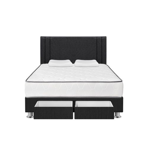 Dormitorio Igneo 2 Cajones + Cabecera Biline  Queen-principal