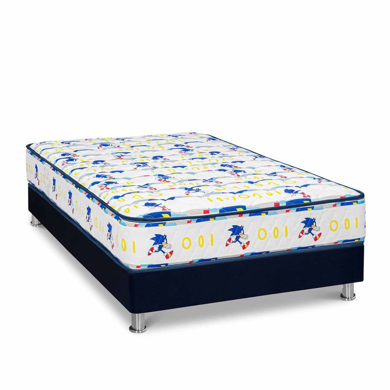 CAMA-AZUL-CON-COLCHON-SONIC-LATERAL