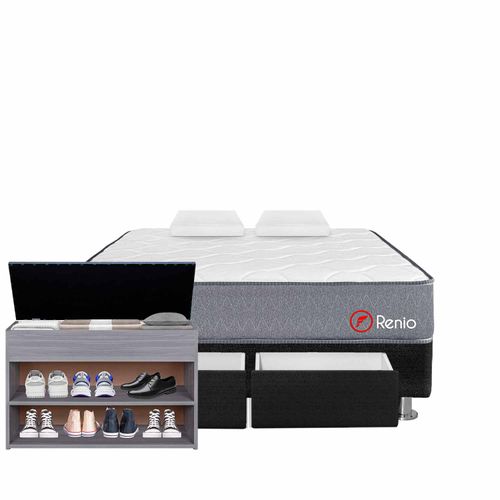 Cama Renio Con Cajones + Zapatera - principal
