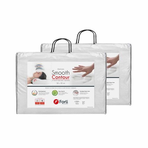 Pack de 2 Almohadas Smooth Contour