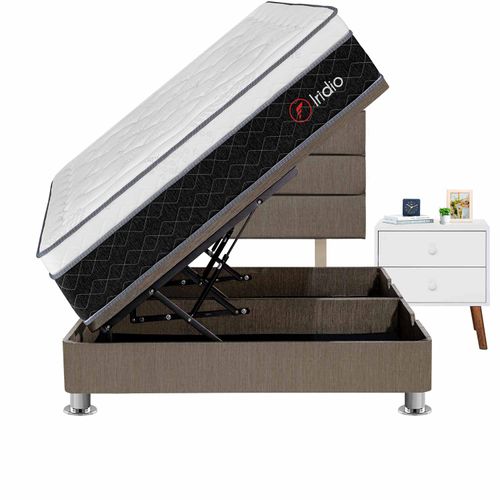 Dormitorio Pistones Iridio + 01 Velador