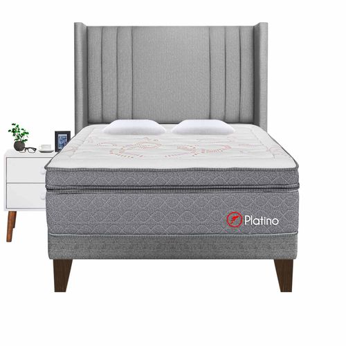 Dormitorio Europeo Deluxe Platino 2 Plz