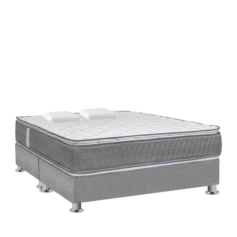 Cama-Americana-Igneo-Pillow-Queen-plata-lateralñ