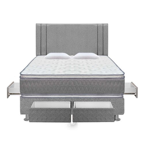 Dormitorio 04 cajones Igneo Pillow 2 Plz