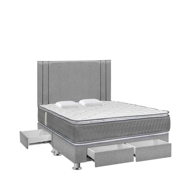 Dormitorio-4-Cajones-Igneo-Pillow-PLATA-Queen
