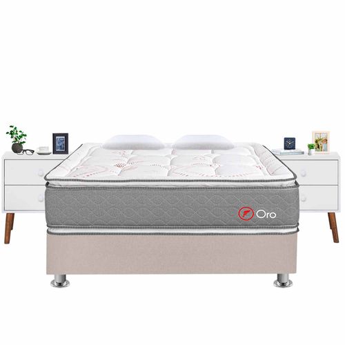Cama Oro Queen + 02 Veladores