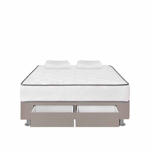 CAMA AMERICANA 2 CAJONES IGNEO QUEEN