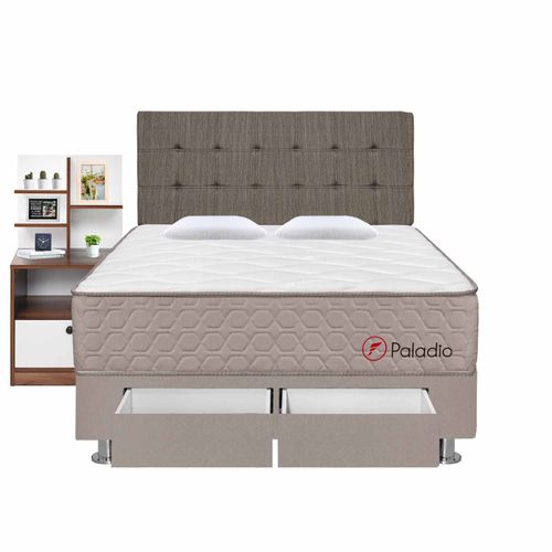 Dormitorio Paladio C/2 Caj+ Velador Repisa colors  2 plz - principal