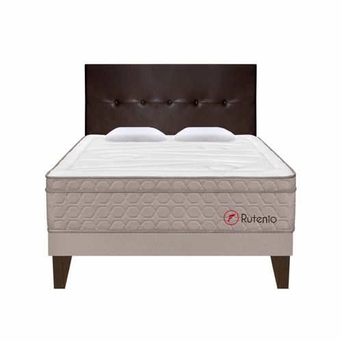 Cama Europea Rutenio Marrón