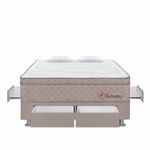 CAMA RUTENIO 4 CAJONES BEIGE