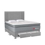 Dormitorio-con-2-cajones-Platino-Queen-Plata-lateral
