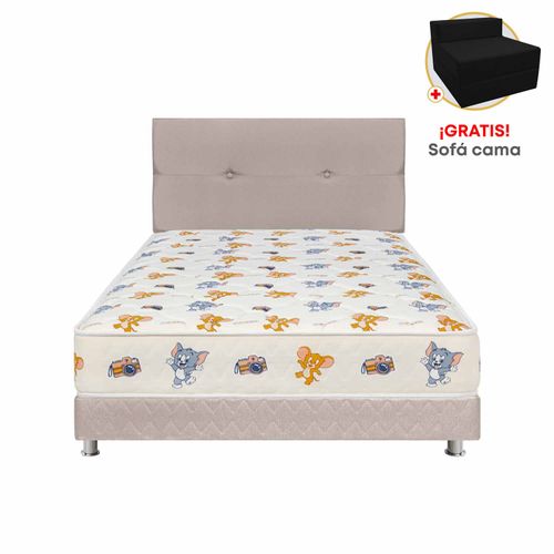 Dormitorio Tom & Jerry Beige 1.5 Plazas