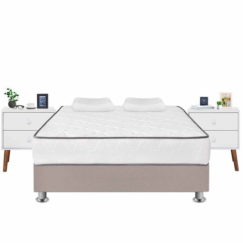 Cama Igneo Queen + 02 Veladores