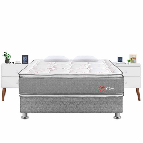 Cama Oro Queen + 02 Veladores