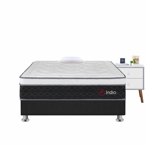 Cama Iridio 1.5 Plz + 01 Velador- Principal