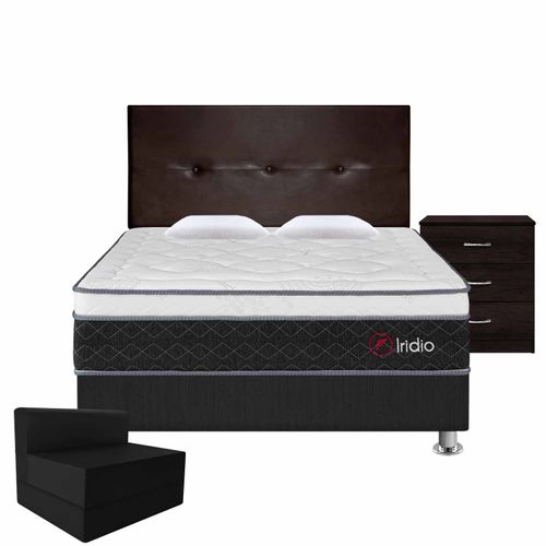 Dormitorio Iridio + Cómoda + Sofá Cama- Principal