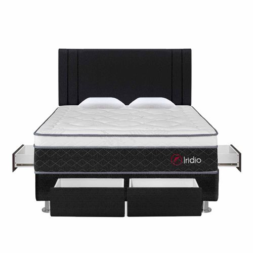 Dormitorio Iridio Gris 4 Cajones 2 Plz - Principal