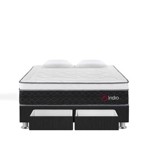 Cama 2 Cajones Iridio Queen  - Principal