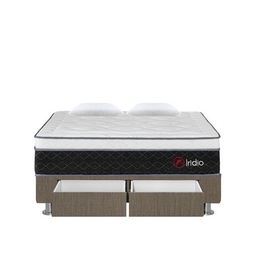 Cama 2 Cajones Iridio Queen  - Principal