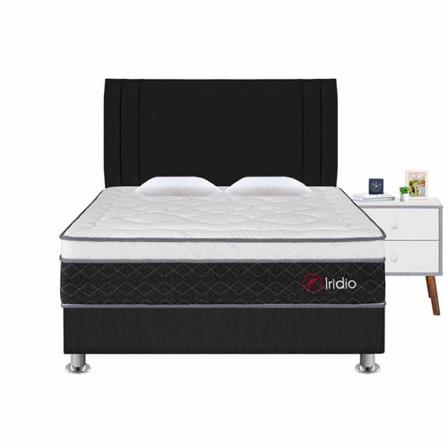 Dormitorio Iridio Queen + 01 Velador- Principal