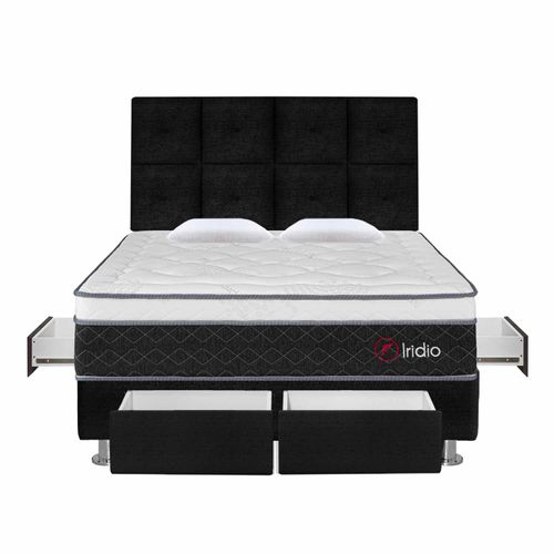 Dormitorio Iridio 4 Cajones 2 Plz