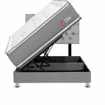 DORMITORIO ORO PLATA CAPITONE PISTONES QUEEN