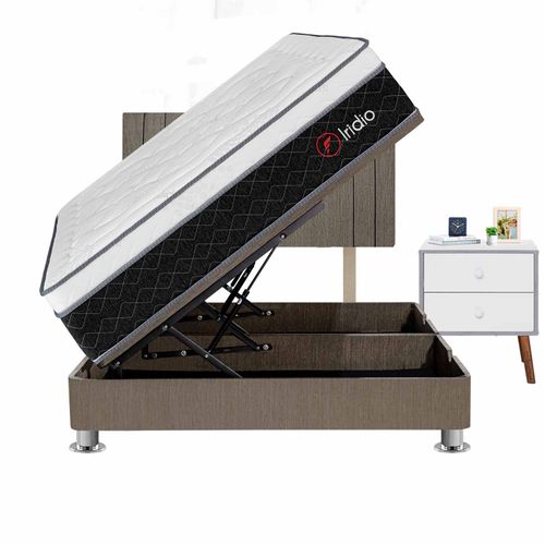 Dormitorio Pistones Iridio + Velador